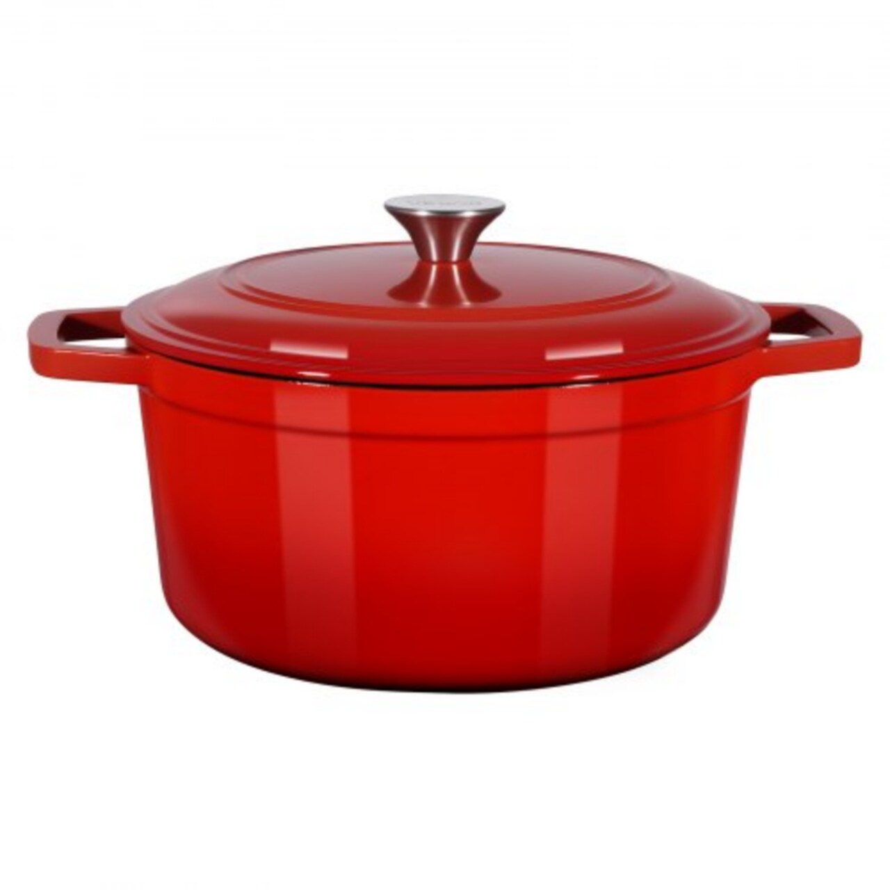 6 Quart Enameled Cast Iron Dutch Oven with Lid Dual Handles for Braising Stews Roasting